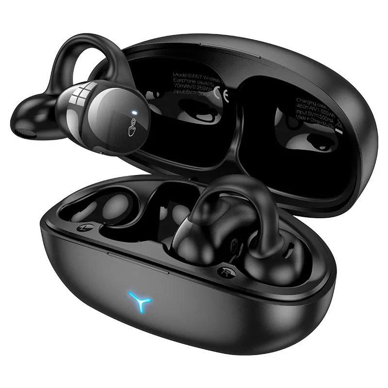 hoco-ew57-auspicious-clip-on-tws-headset Hoco EW57 Wireless Earbuds - Image 1