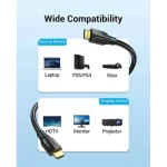 Vention AANBG HDMI 2.1 Male to Male, 1.5 Meter, Black Cable (8k) - Image 2