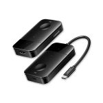 VENTION ADOBB Wireless USB-C to HDMI Transmitter and Receiver - Black #CQUBG