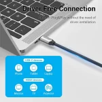 VENTION CGXBG USB-C to HDMI Cable with 2-in-1 Power Supply - 1.5M - Image 3