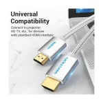 Vention AABIH Cotton Braided 4K HDMI Cable 2M - Image 2
