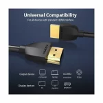 Vention AAIBG HDMI 2.0 Male to Male 1.5 Meter, Black Cable - Image 3