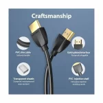 Vention AAIBG HDMI 2.0 Male to Male 1.5 Meter, Black Cable - Image 4