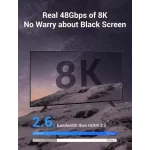 Vention ALGLG HDMI 2.1 Male to Male, 1.5 Meter, Blue Cable (8K) - Image 6