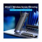 Vention TPVBB USB Type-C Male to Tri USB 3.0, HDMI, USB 3.2 Gen 1 Type-C & USB Type-C (PD) Female Black Converter With HDMI Receiver #TPVBB - Image 2