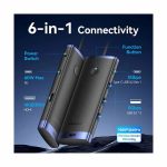 Vention TPVBB USB Type-C Male to Tri USB 3.0, HDMI, USB 3.2 Gen 1 Type-C & USB Type-C (PD) Female Black Converter With HDMI Receiver #TPVBB - Image 3