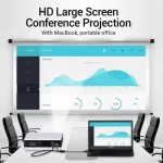 VENTION HBCBB Mini DisplayPort to HDMI Converter - 0.15M - Image 3