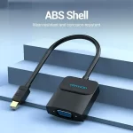 Vention HBDBB Mini DisplayPort Male to VGA Female, 0.15 Meter, Black Converter - Image 2