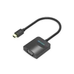 Vention HBDBB Mini DisplayPort Male to VGA Female, 0.15 Meter, Black Converter