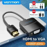 Vention 42154 HDMI Male to VGA Female 0.15 Meter Black Converter - Image 3