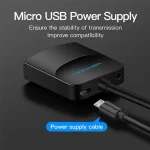Vention ACNBB VGA Male to HDMI, 3.5mm Audio & Micro USB Female Black Converter - Image 2