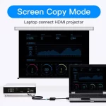 Vention ACNBB VGA Male to HDMI, 3.5mm Audio & Micro USB Female Black Converter - Image 3