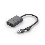 Vention ACYHB Type-C & USB Male to HDMI Female, 0.15 Meter, Gray Multiport Converter