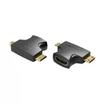 Vention AGFB0 2-in-1 Micro & Mini HDMI Male to HDMI Female Converter