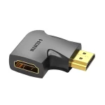 VENTION AIPB0 HDMI 90 Degree Male to Female Vertical Flat Adapter Black