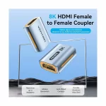 Vention AIUH0 HDMI Female to HDMI Female Gray Converter (8K) - Image 2