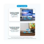 Vention AKOB0 HDMI Female to Female Black Bi-Direction 4K Switcher (2 in 1 out/ 1 in 2 out) - Image 6