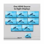 VENTION AKQB0-UK 4K 1x8 HDMI Splitter Black Aluminum Alloy Type UK Standard - Image 7