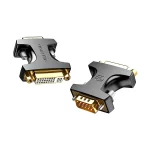 Vention DDDB0 VGA Male to DVI Female Black Converter