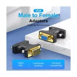 Vention DDFB0 VGA Male to Female Black Converter - Image 2