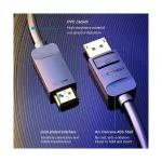 VENTION HAGBG 4K DisplayPort to HDMI Cable 1.5M Black - Image 2