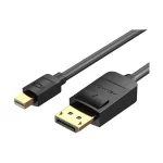 Vention HAABG Mini DisplayPort to DisplayPort Male, 1.5 Meter, Black Cable