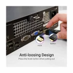 Vention HAABG Mini DisplayPort to DisplayPort Male, 1.5 Meter, Black Cable - Image 3
