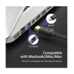 Vention HABBG Mini DisplayPort Male to HDMI Male, 1.5 Meter, Black Cable - Image 3