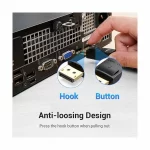 Vention HAFBF DisplayPort Male to DVI Male 1 Meter Cable - Image 3