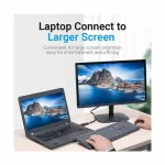 Vention HBOB0 DisplayPort Male to HDMI Female Black Converter - Image 3