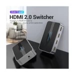 Vention AFFH0 HDMI Female to Female Grey Switcher (3 in 1 out) - Image 4
