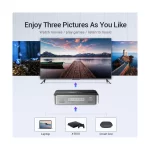 Vention AFFH0 HDMI Female to Female Grey Switcher (3 in 1 out) - Image 5