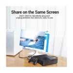 Vention AFUH0 Dual HDMI Female to Dual Female Silver Bi-Direction Switcher ( 1 in 2 Out or 2 in 1 Out ) - Image 6