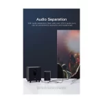 Vention AFJH0 HDMI Female to HDMI Female Gray METAl Switcher with Audio Separation (3 in 1 out) - Image 6