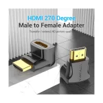 Vention AINB0 HDMI Male to Female Black Converter (270) Degree, - Image 2