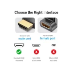 Vention AINB0 HDMI Male to Female Black Converter (270) Degree, - Image 4