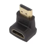 Vention AIOB0 HDMI Male to Female Black Converter 90 Degree - Image 2