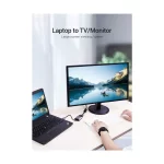 VENTION AFVHB HDMI to HDMI+VGA Converter  0.15M Gray Metal Type - Image 6