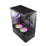 Antec VCX300 ARGB Mid Tower ATX Black Gaming Desktop Case - Image 2