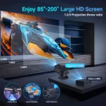 Magcubic HY320 390 ANSI Lumens 1080P Android Portable Projector - Image 4
