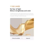 Xiaomi Wanbo X5 (1100 Lumens) Full HD LCD Standard Throw Projector with Built-in speaker - Image 4